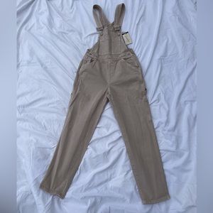 NWT Universal Thread “Mom” Overalls in color sand